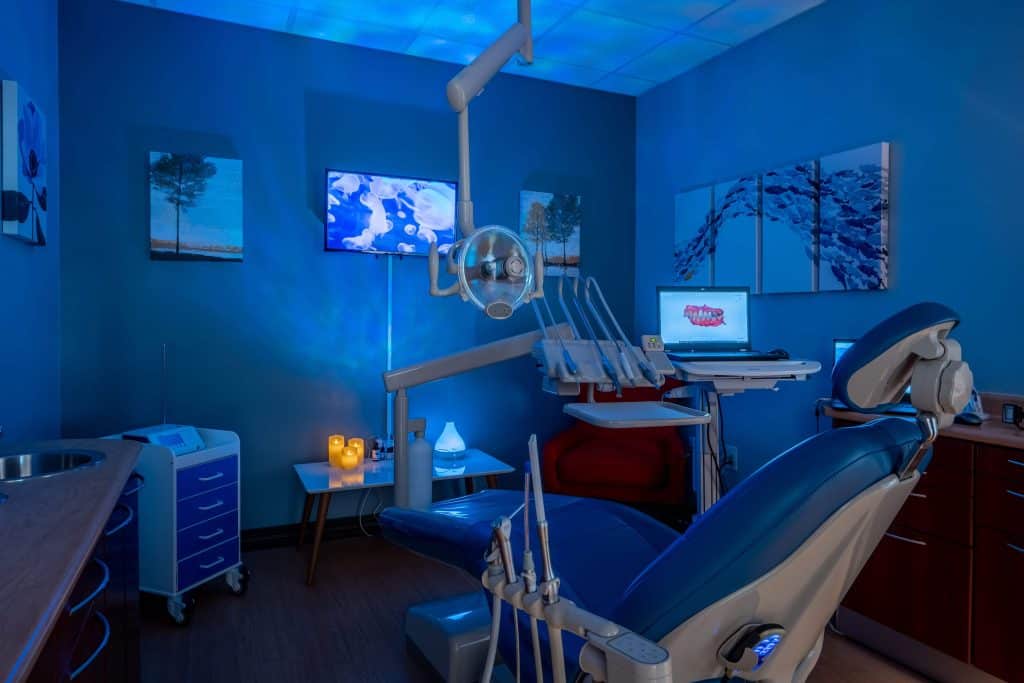 2021 dark sedation operating room Leedy Dentist Cary